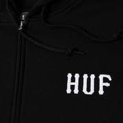 POLERON HUF SET CLASSIC LOGO F/Z HOODIE BLK