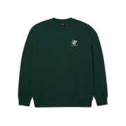 POLERON HUF X BRONZE56K CREWNECK FOREST GREEN