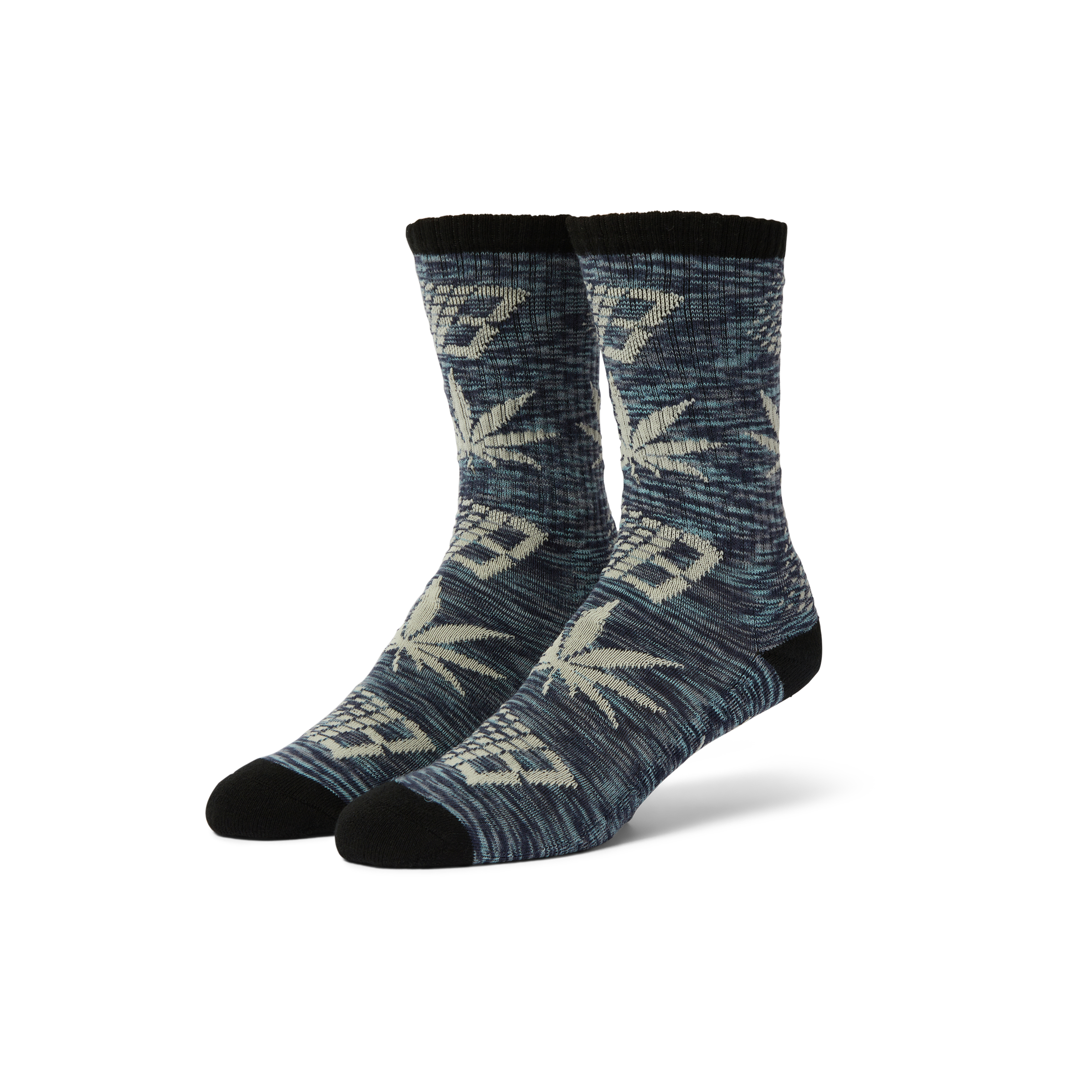 CALCETINES HUF X BRONZE56K PLANTLIFE MARLED BLK