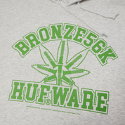 POLERON HUF X BRONZE56K PLANTWARE P/O HOODIE ASH