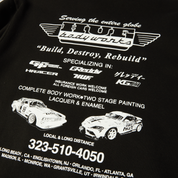 POLERON HUF X GREDDY BODY WORKS P/O HOODIE BLK