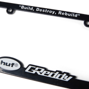 PORTAPATENTE HUF X GREDDY LICENSE PLATE FRAME