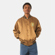 CHAQUETA HUF GALACTIC STACK BASEBALL CAMEL