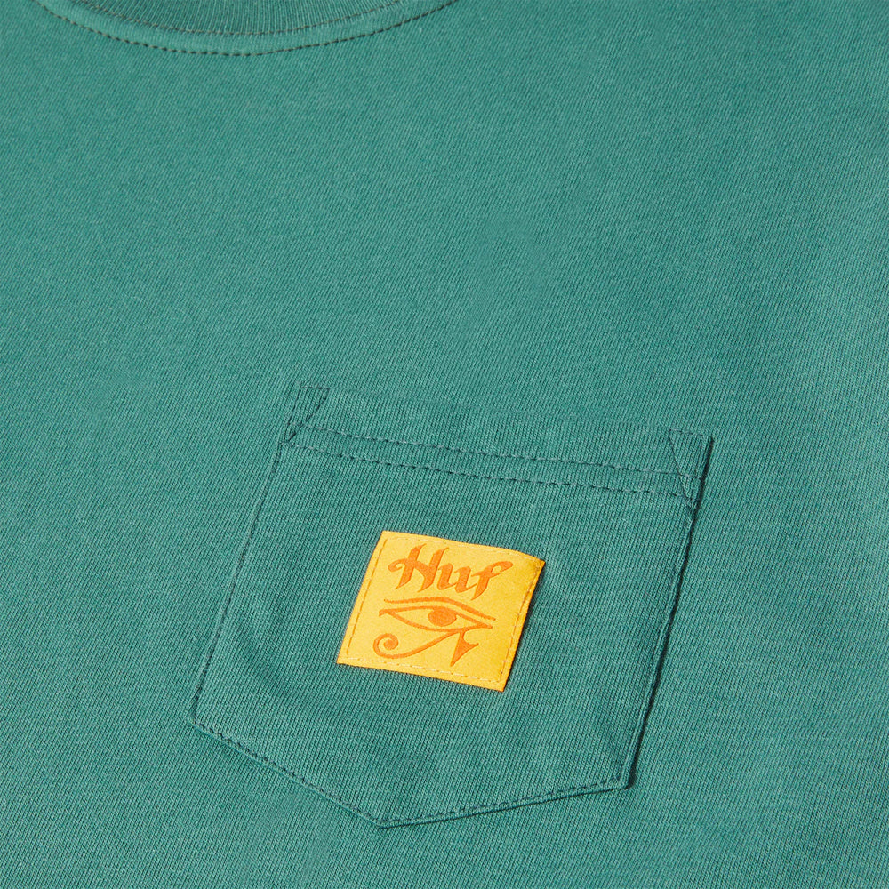 POLERA HUF HORUS S/S POCKET PINE