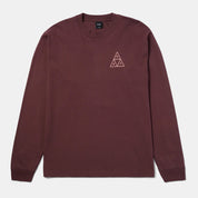 POLERA HUF SET TT L/S EGGPLANT