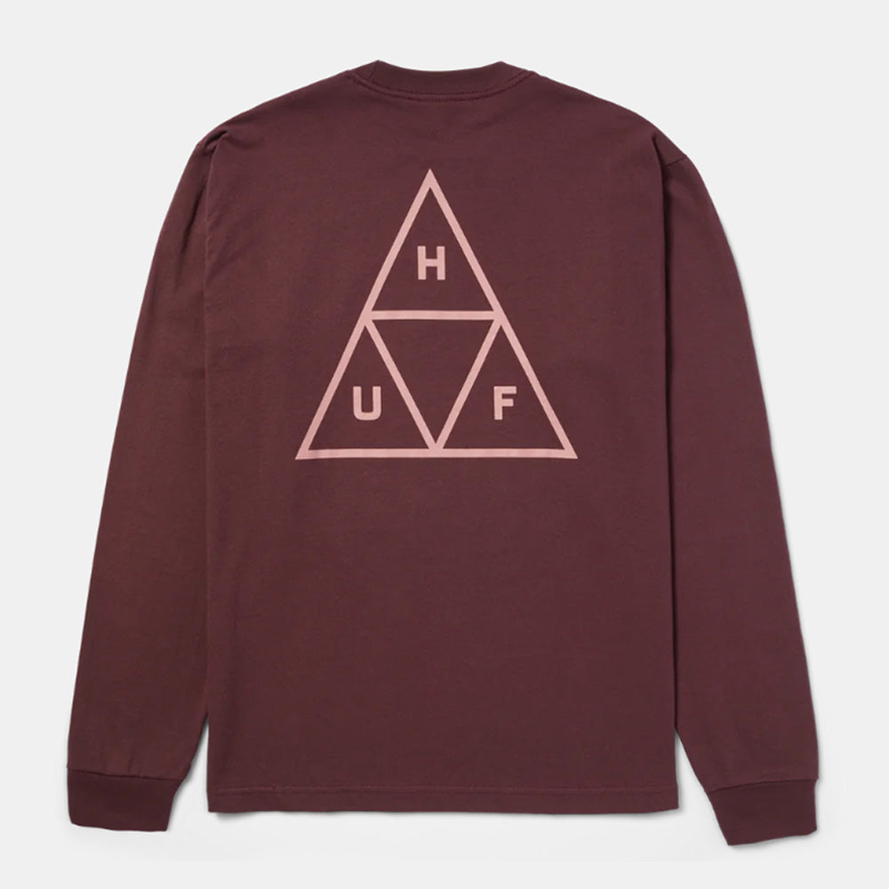 POLERA HUF SET TT L/S EGGPLANT