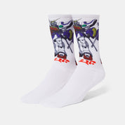 CALCETINES HUF X GUNDAM SHENLONG GUNDAM CREW WHITE