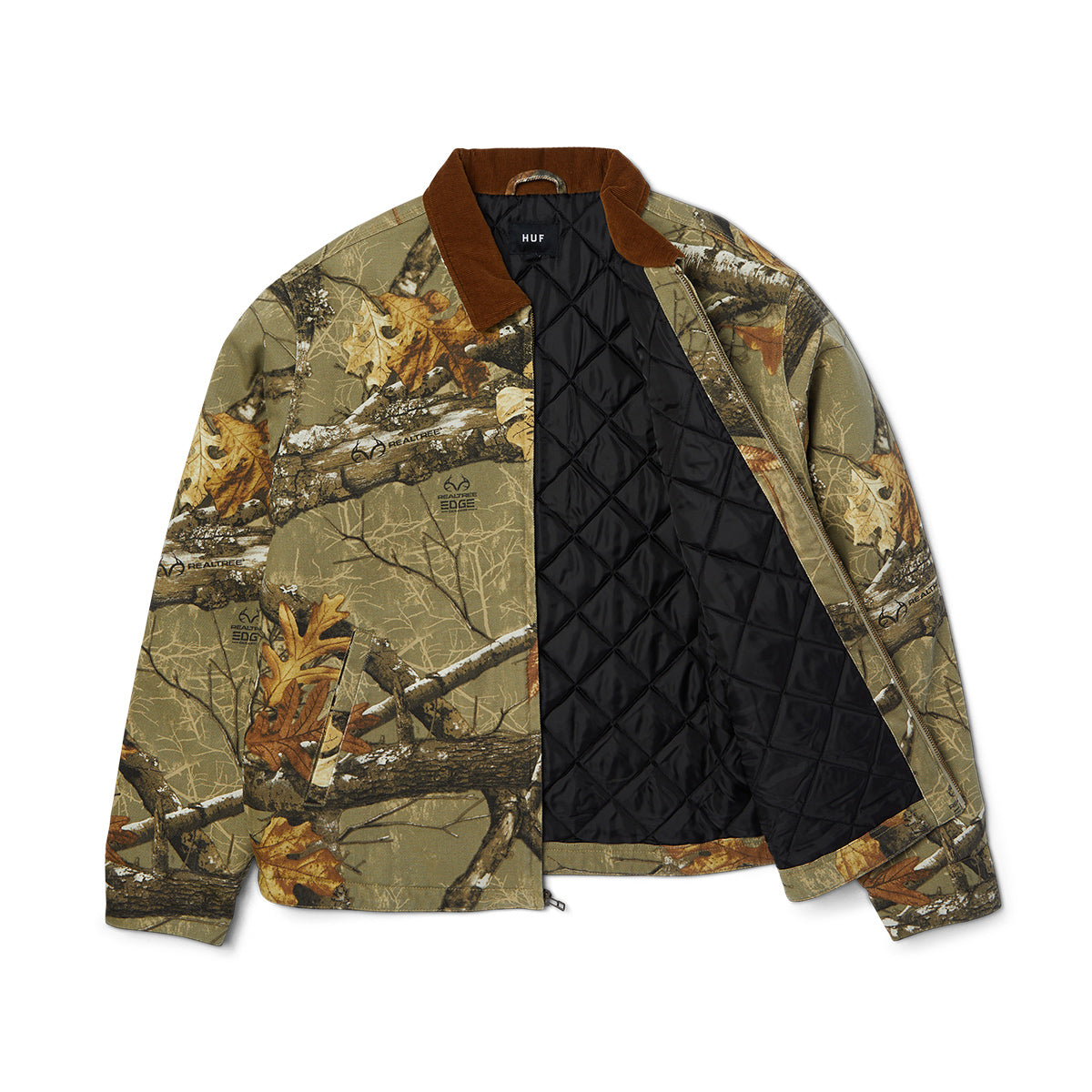 CHAQUETA HUF X REALTREE MEGABLAST WORK JACKET DESERT