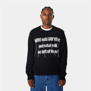 CHALECO HUF X TEXAS CHAINSAW MASSACRE SURVIVE CABLE KNIT BLK