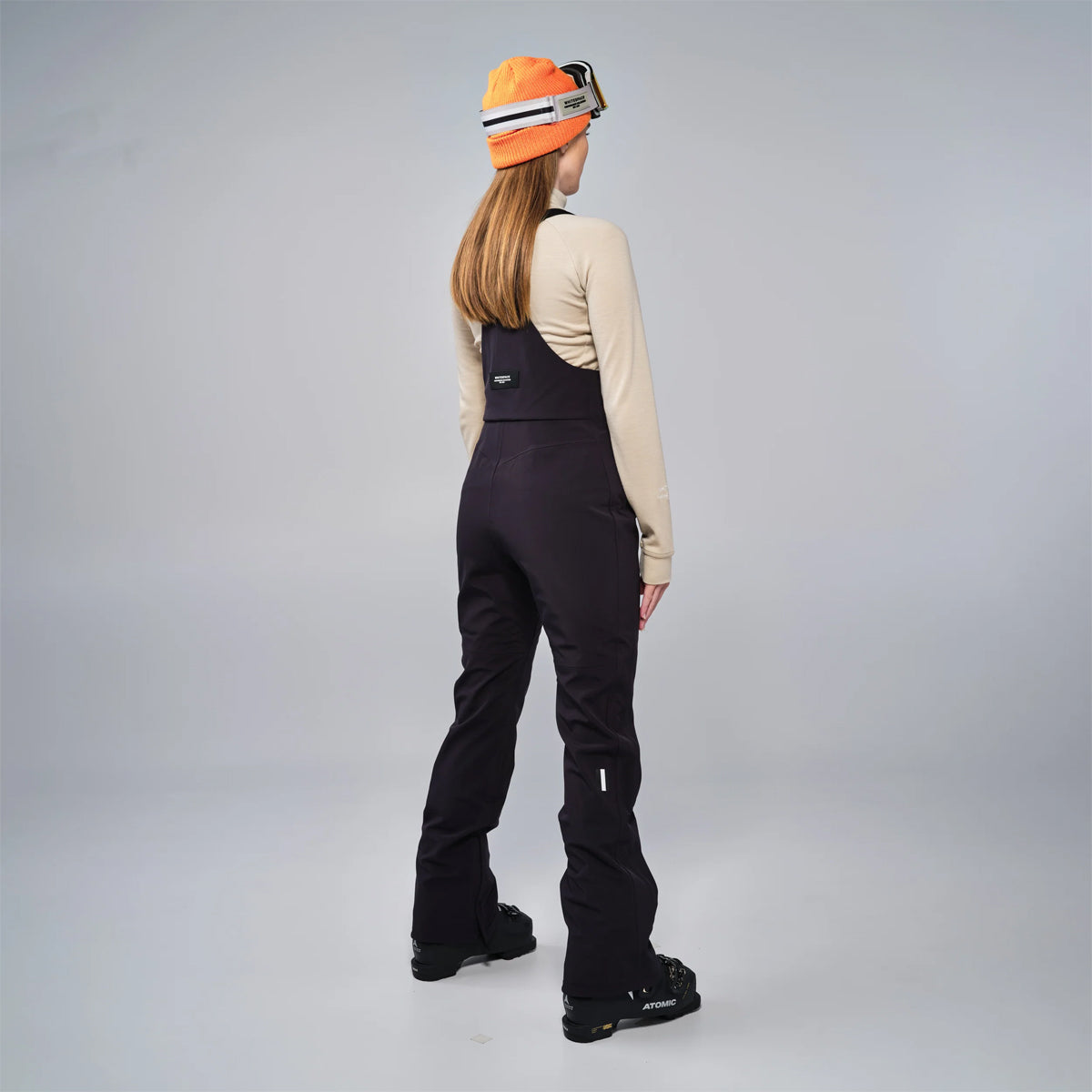 JARDINERA DE NIEVE WHITESPACE HIGH WAISTED BIB BLK