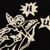 CAMISA HUF ICARUS S/S KNIT TOP BLK