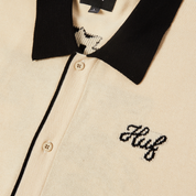CAMISA HUF ICARUS S/S KNIT TOP NAT