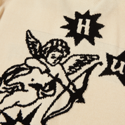 CAMISA HUF ICARUS S/S KNIT TOP NAT