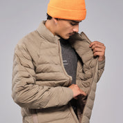 CHAQUETA WHITESPACE REC INSULATED ZIP LAYER DKHAKI