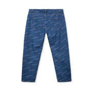 PANTALON JEANS 40s & SHORTIES TEXT LOGO BLUE