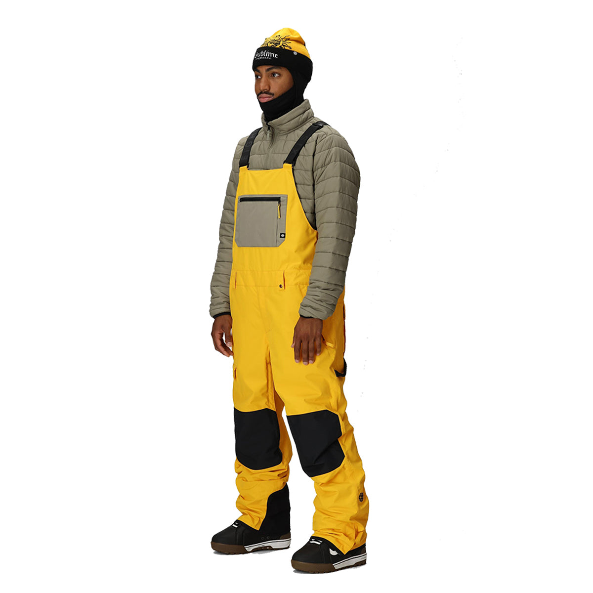 Jardinera de Snowboard 686 20K Hot Lap Shell BIB - Yellow Gold Colorblock (PV)