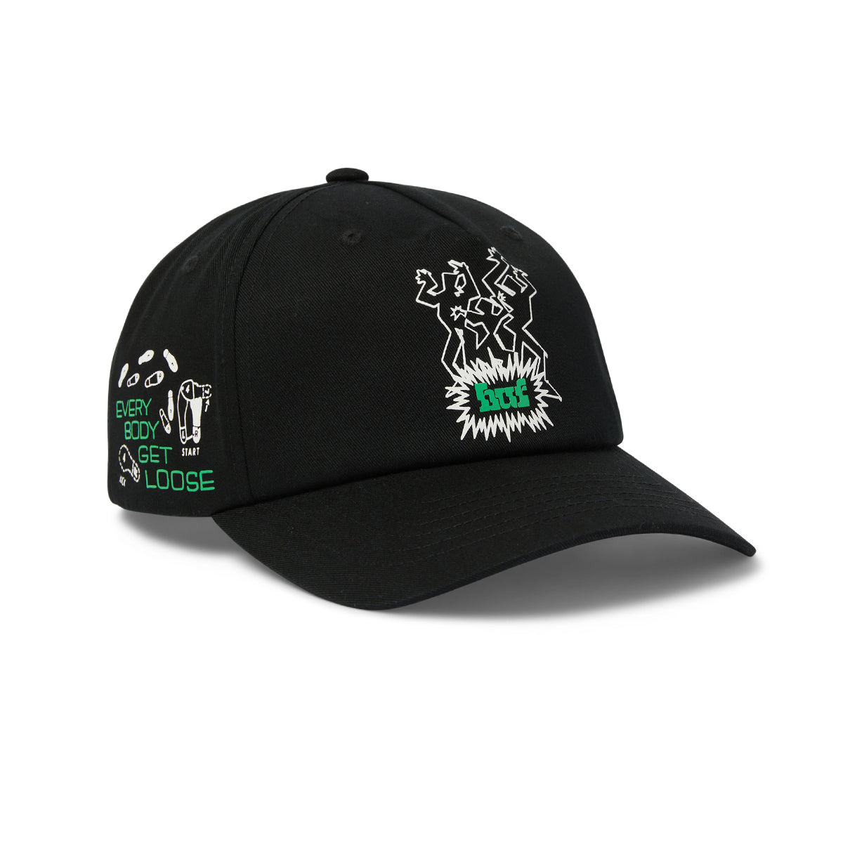 Jockey HUF Everybody Get Loose Snapback Black O/S