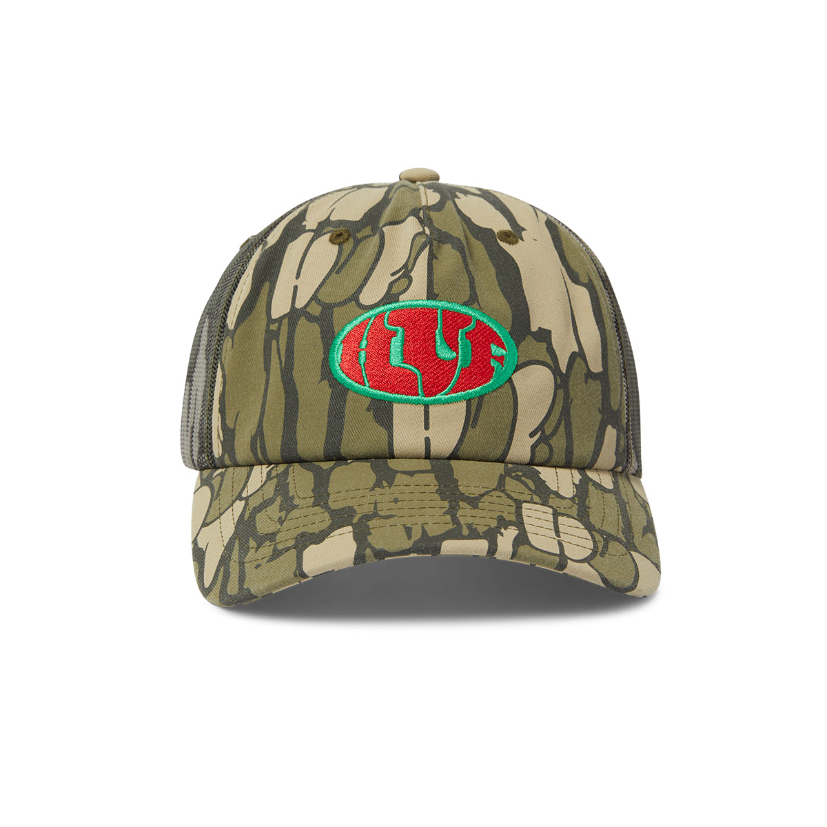 Jockey HUF Warped Camo Trucker Hat Muted Camo O/S