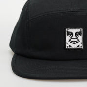 Jockey OBEY Icon Patch Twill Camp Hat Black O/S