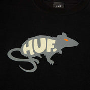 POLERA HUF MAN'S BEST FRIEND S/S BLACK