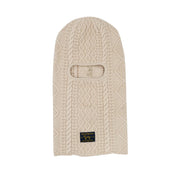 BALACLAVA 40S & SHORTIES CABLE KNIT CREAM