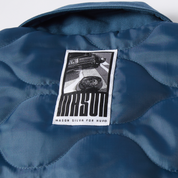 CHAQUETA HUF MASON REVERSIBLE SHACKET OIL BLUE