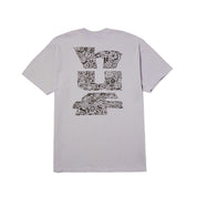 POLERA HUF METABLAST S/S TEE DUST PURPLE