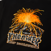 Polera HUF X THRASHER Meltdown SS Tee Black