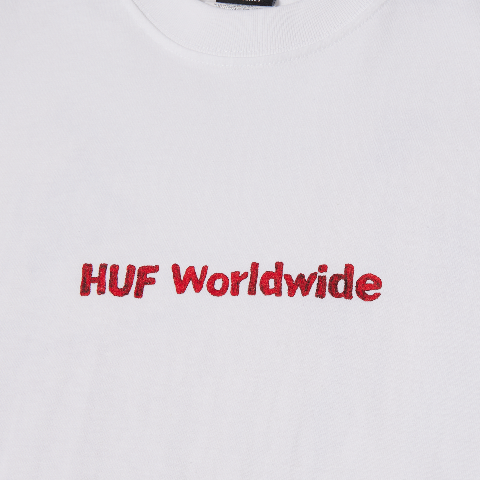POLERA HUF MERIDA S/S WHITE