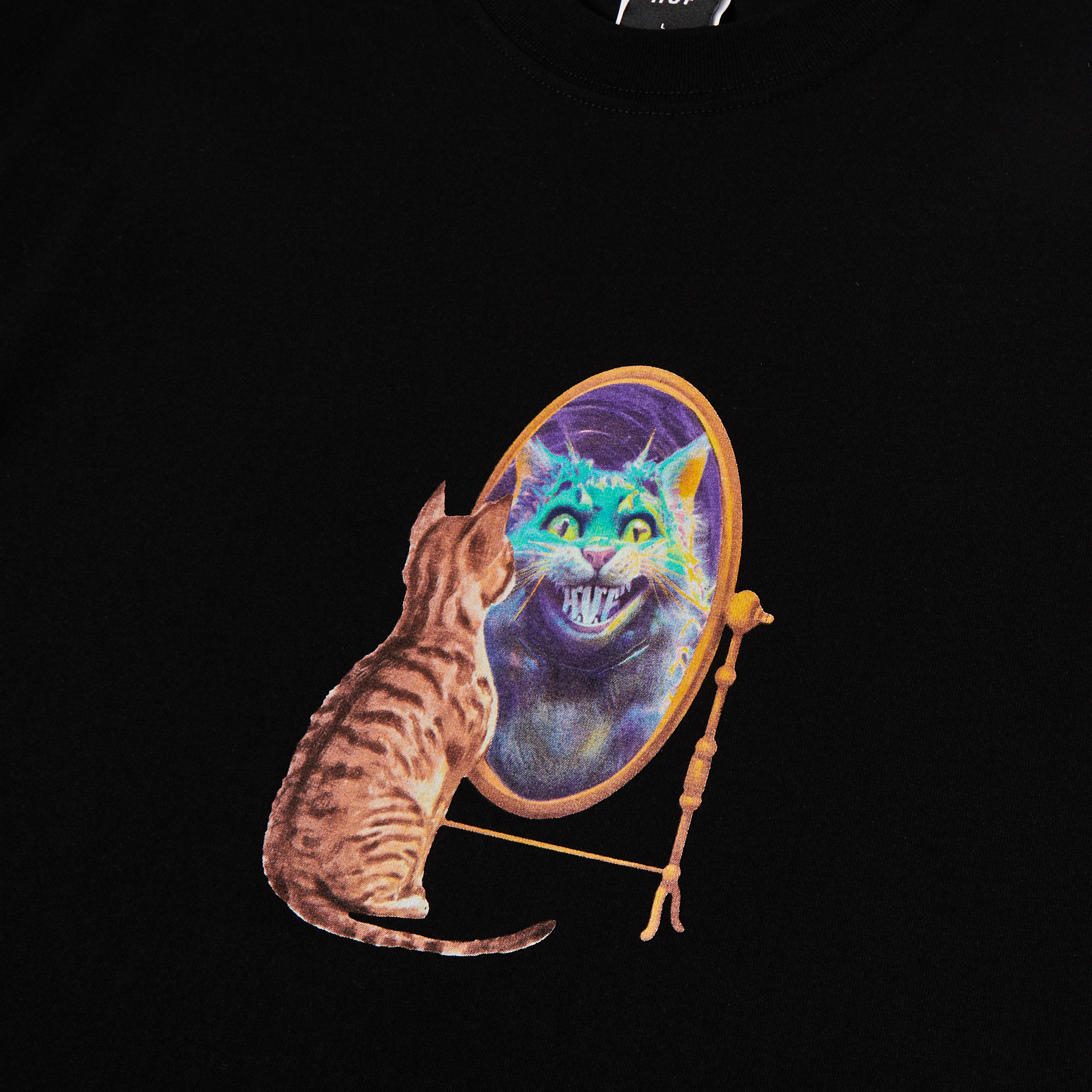 POLERA HUF MIRROR S/S BLACK