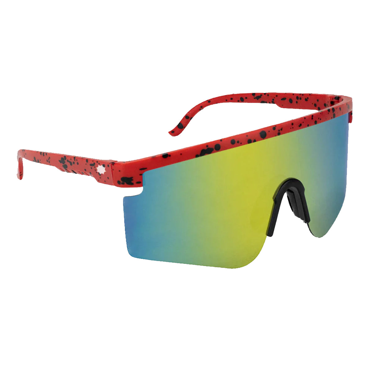 LENTES GLASSY MOJAVE BLACK/RED