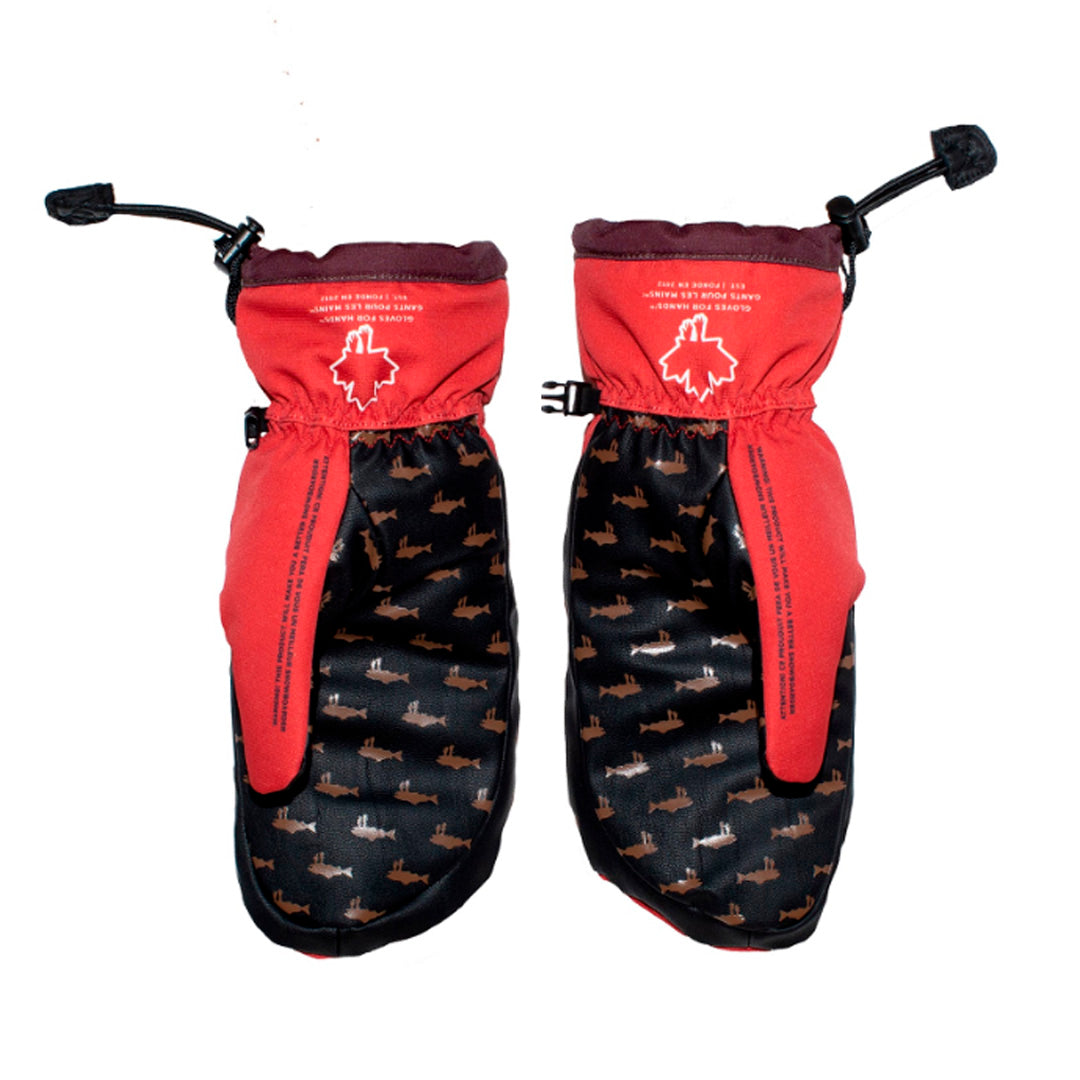 GUANTES DE NIEVE SALMON ARMS TEAM RED CANEDIAN