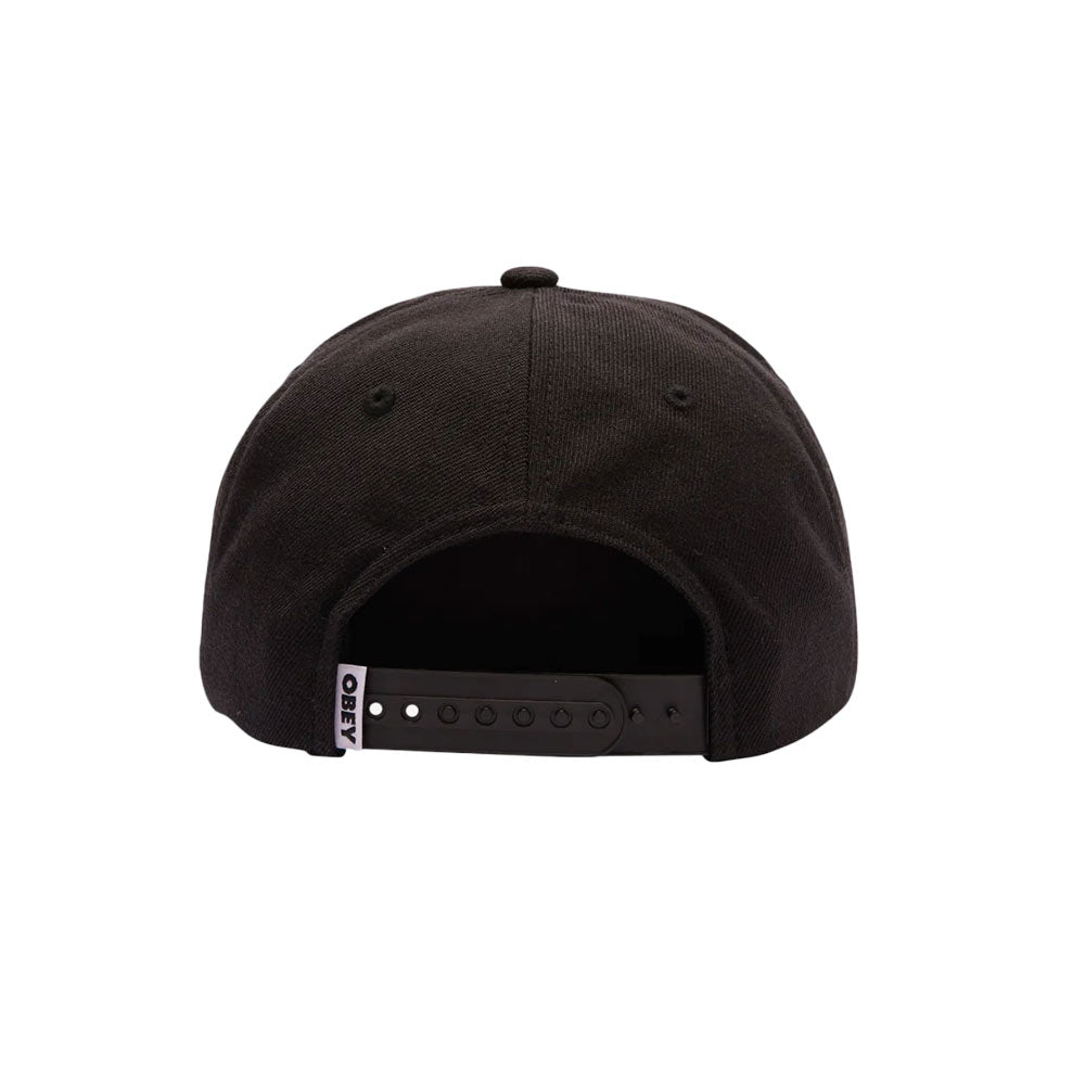 CAP OBEY ACADEMY 6 PANEL CLASSIC S BLACK