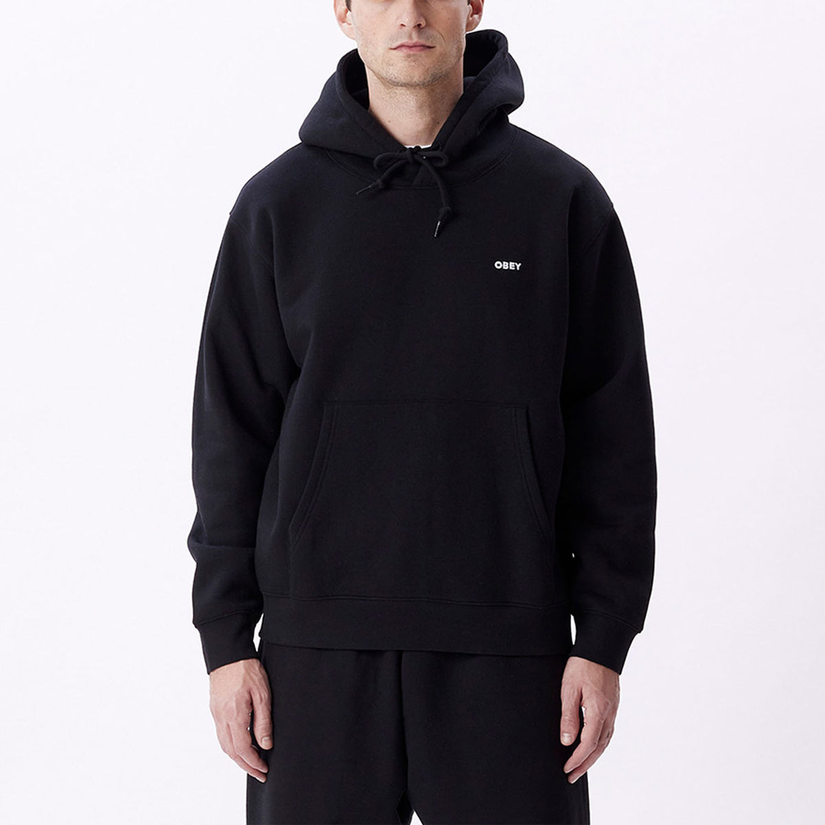 POLERON OBEY ESTABLISHED WORKS BOLD HOOD II BLK