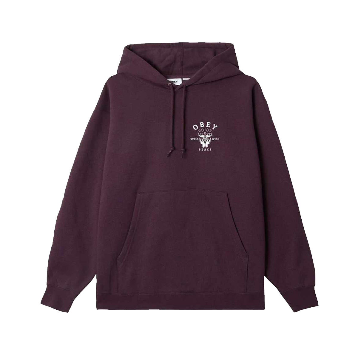 POLERON OBEY LOTUS WITH HANDS PLUM PERFECT