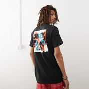 POLERA OBEY TORN POSTERS ICON BLK