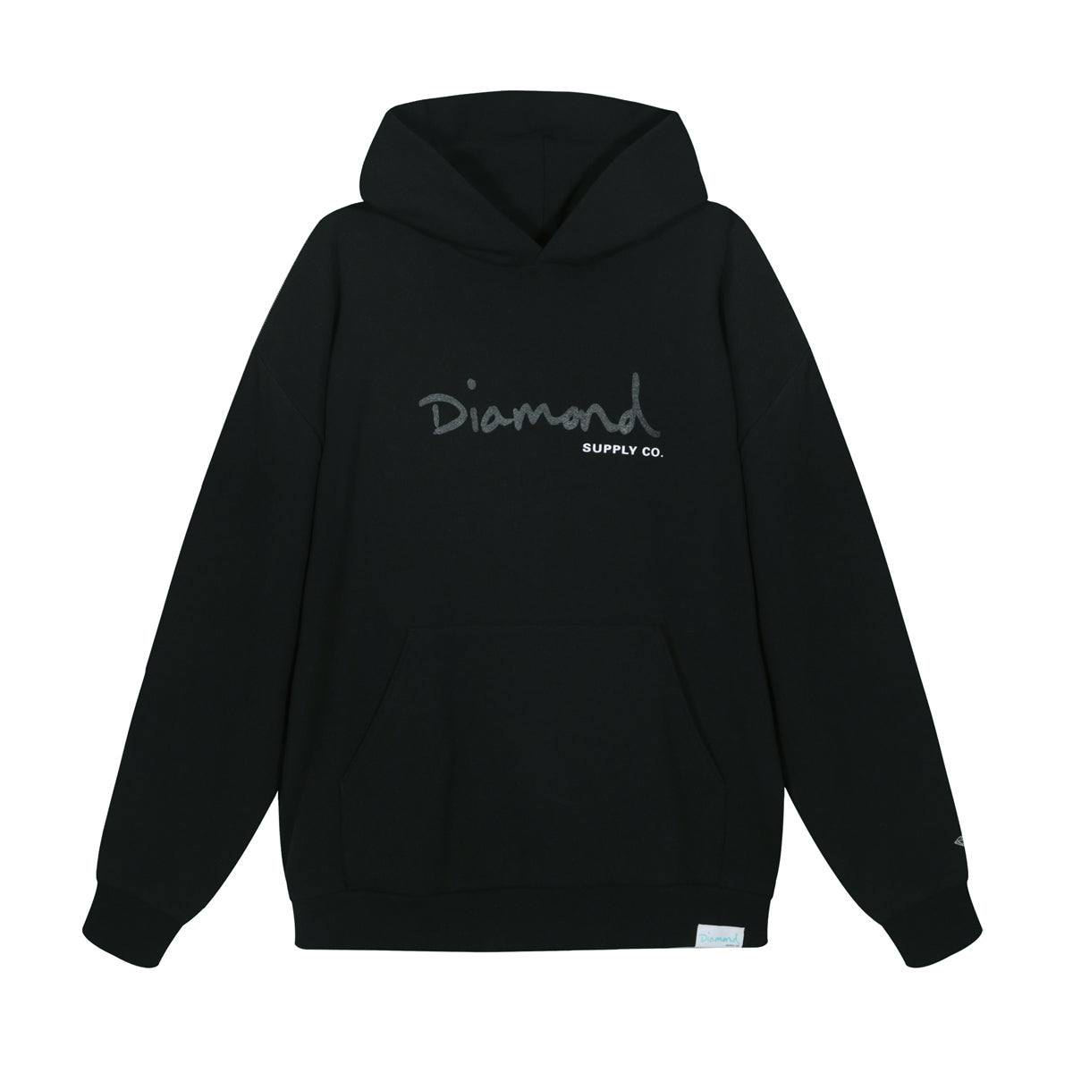 Poleron DIAMOND OG Script Heavy Weight Black / Black