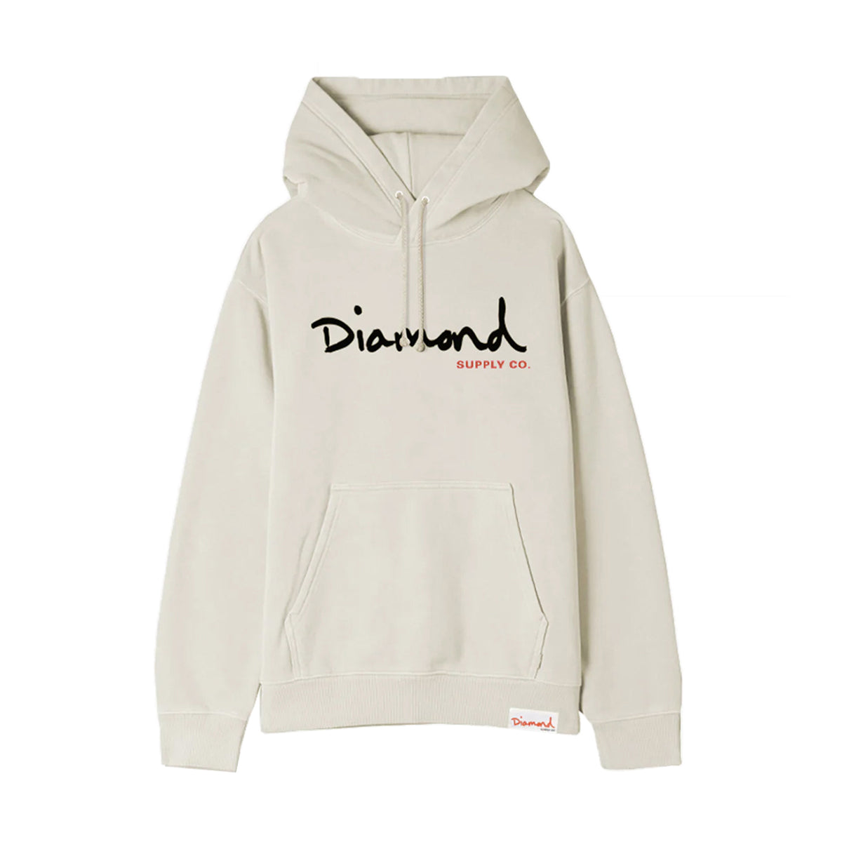 POLERON DIAMOND OG SCRIPT HOODIE SAND