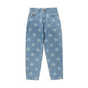 PANTALON HUF CROMER PRINT BLUE
