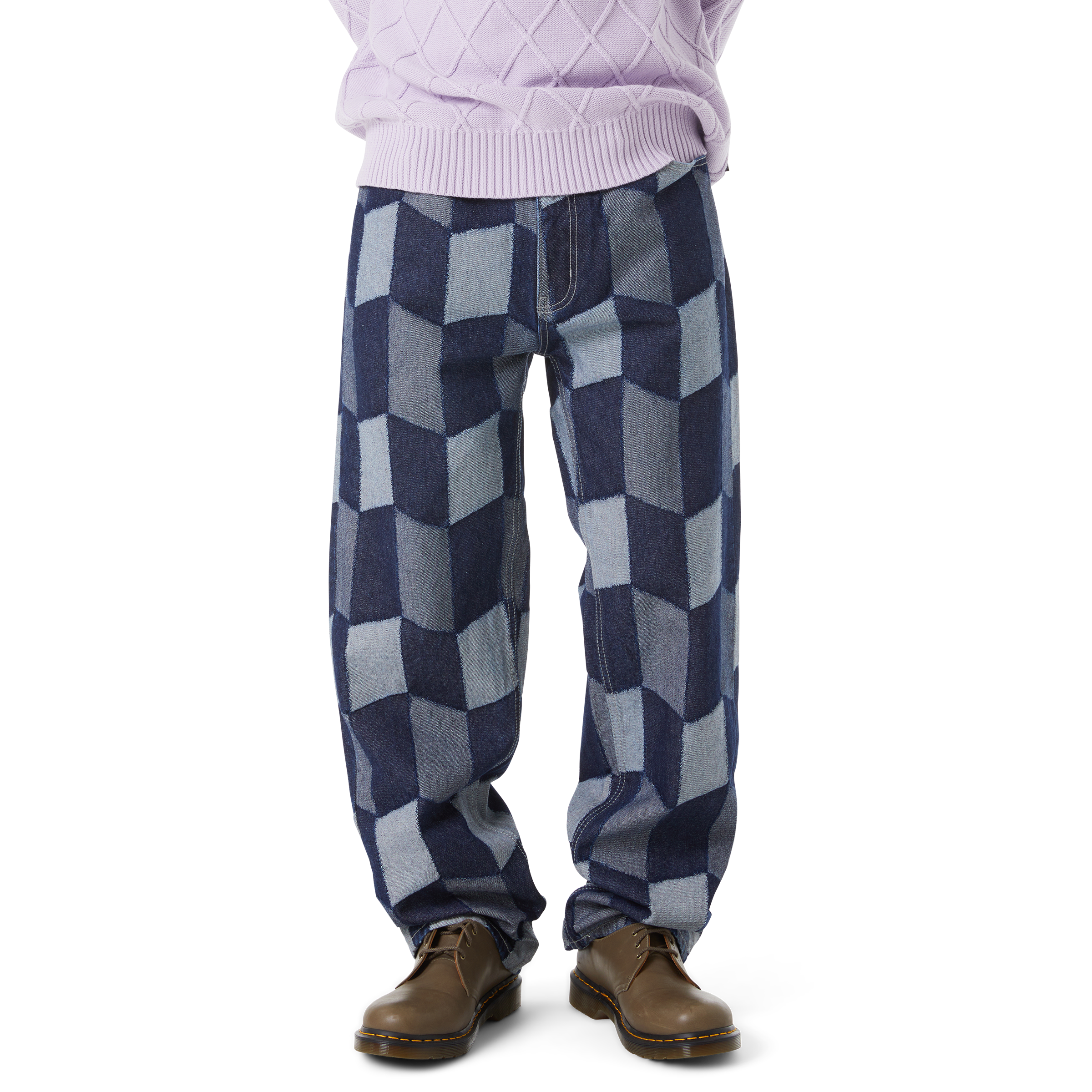 PANTALON HUF PATCHWORK DENIM