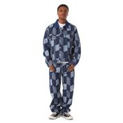 PANTALON HUF PATCHWORK DENIM