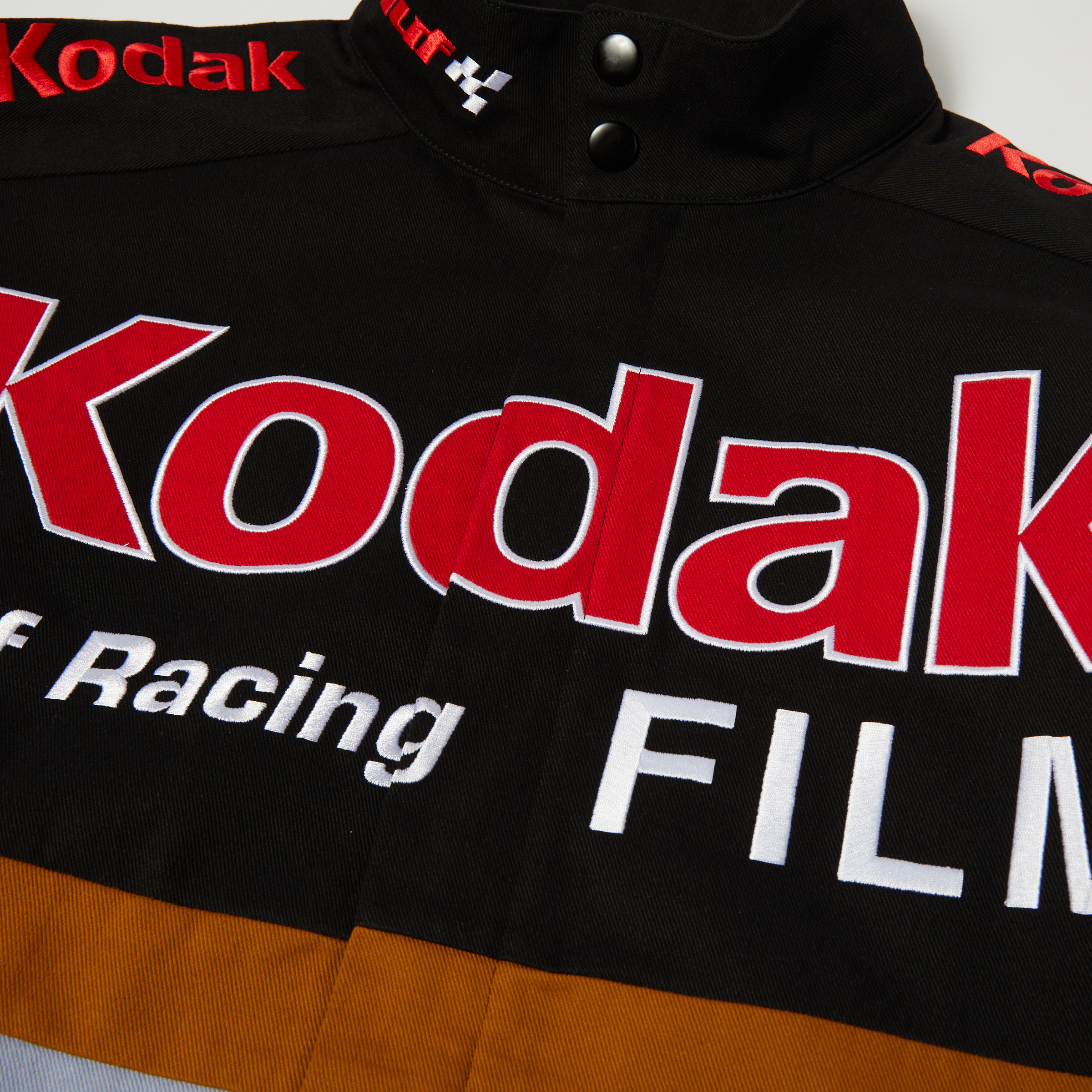 CHAQUETA HUF X KODAK POLE POSITION RACING BLK