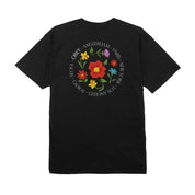 POLERA OBEY CITY FLOWERS BLACK