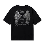 POLERA 40S & SHORTIES ANGEL WINGS BLK