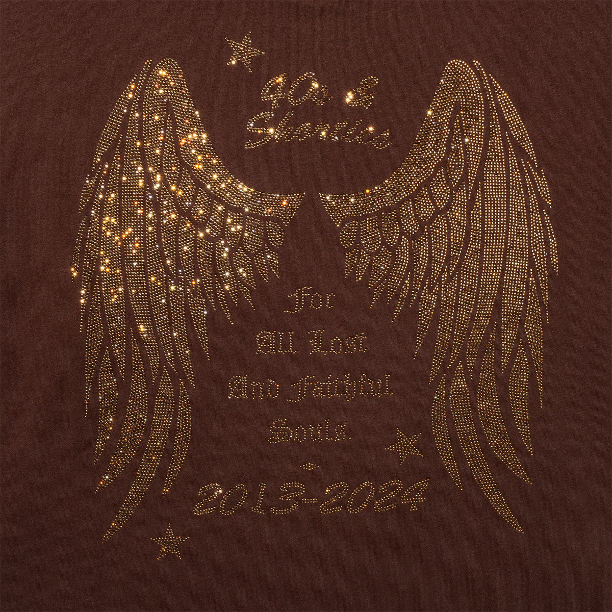 POLERA 40S & SHORTIES ANGEL WINGS DARK CHO