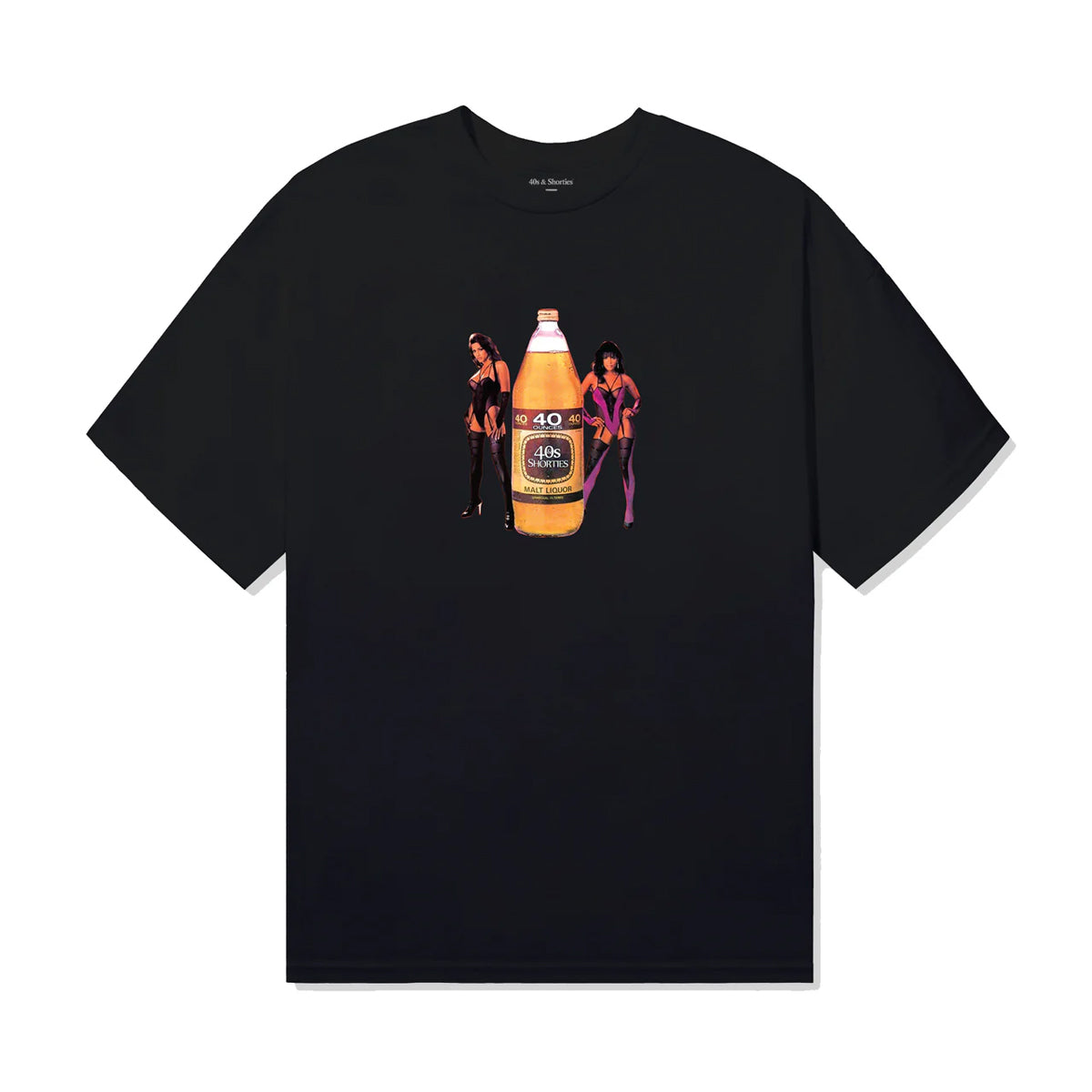 POLERA 40S & SHORTIES BOTTLE SERVICE BLK