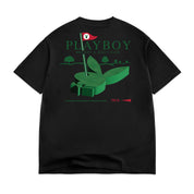 POLERA COLOR BARS X PLAYBOY BUNNY HILLS TEE BLK