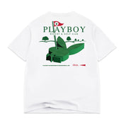 POLERA COLOR BARS X PLAYBOY BUNNY HILLS TEE WHT