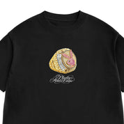 POLERA COLOR BARS X PLAYBOY CHAMPION RING TEE BLACK