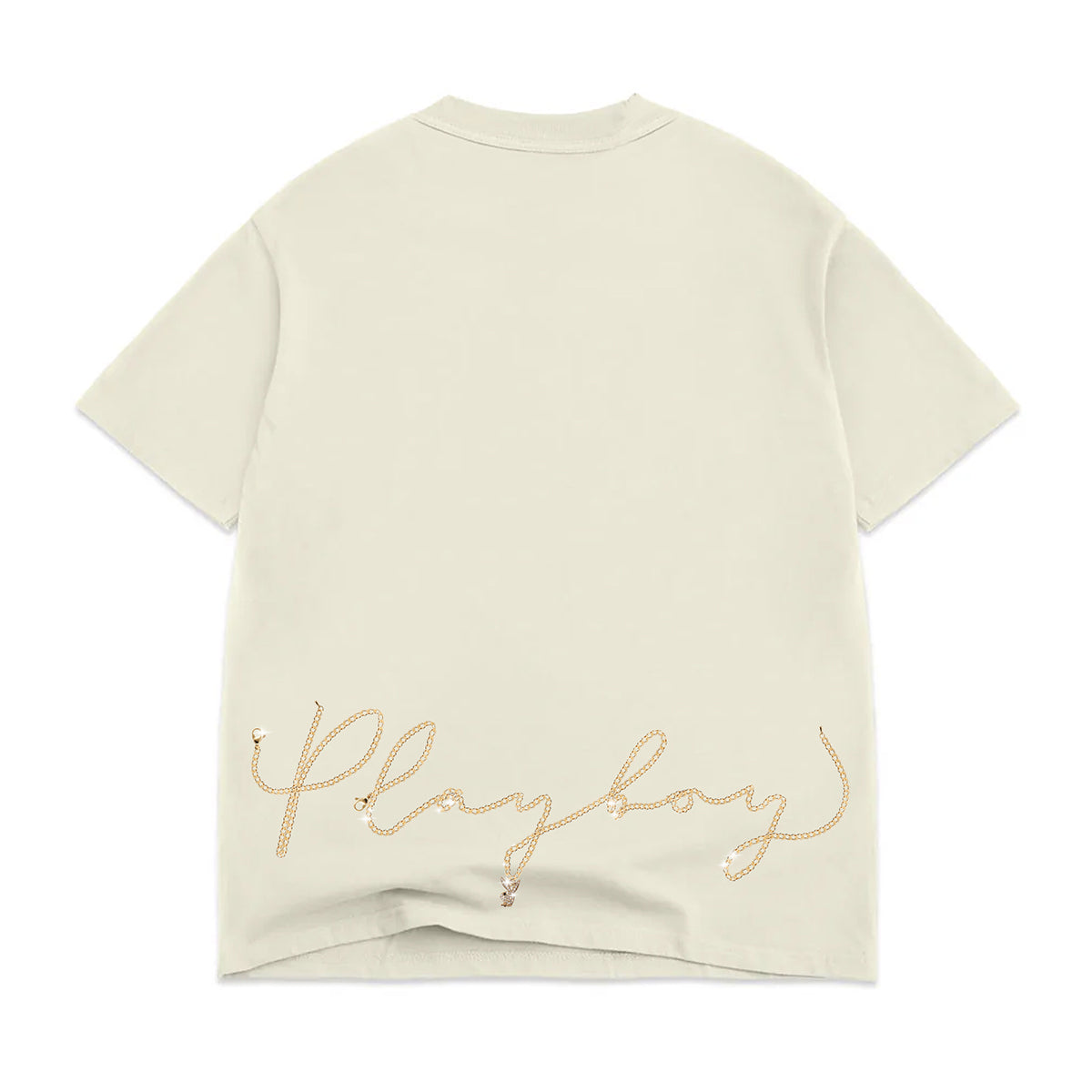 POLERA COLOR BARS X PLAYBOY CHAMPION RING TEE CREAM
